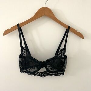 Kat the Label | Black Lace Bra | Size S